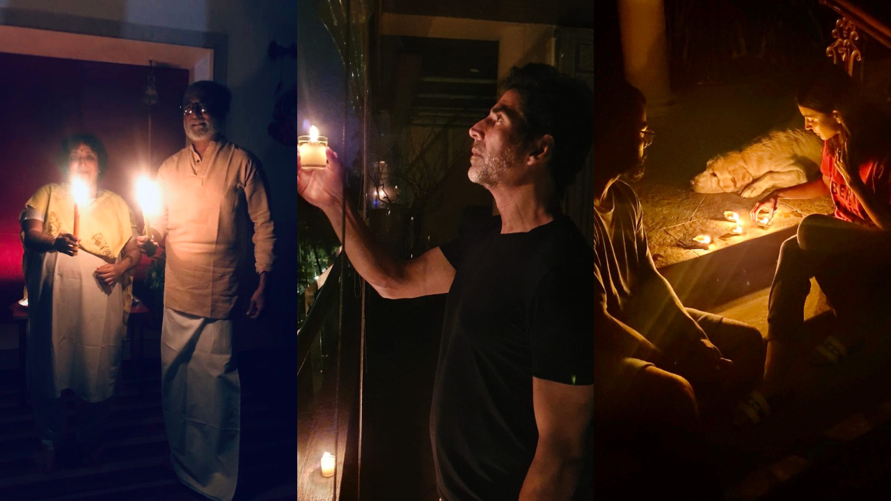 Bollywood Adheres To Pm Modi S Call Light Candles Diyas To